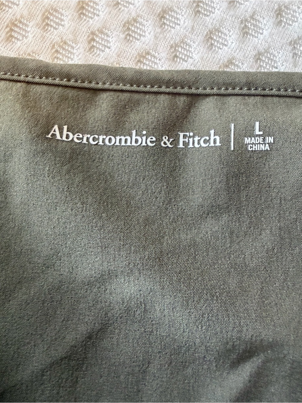 Abercrombie & Fitch Men's Olive/Tan Chino Pants
